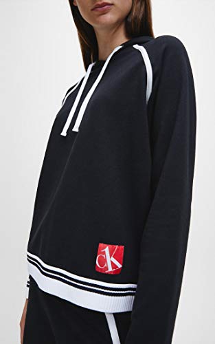 Calvin Klein CK One 000QS6423E - Sudadera con capucha, color negro 001 S