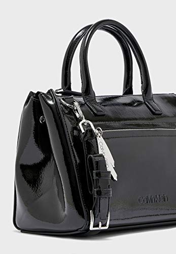 Calvin Klein - Contoured Sml Tote, Bolsos totes Mujer, Negro (Black), 1x1x1 cm (W x H L)