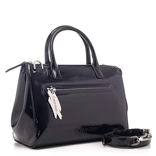 Calvin Klein - Contoured Sml Tote, Bolsos totes Mujer, Negro (Black), 1x1x1 cm (W x H L)