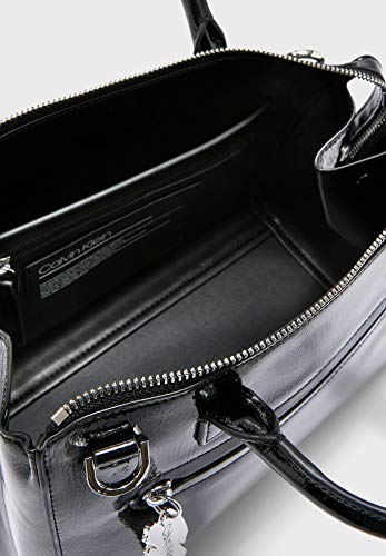 Calvin Klein - Contoured Sml Tote, Bolsos totes Mujer, Negro (Black), 1x1x1 cm (W x H L)