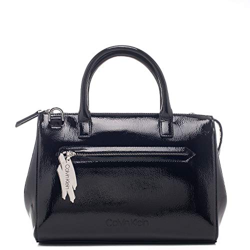 Calvin Klein - Contoured Sml Tote, Bolsos totes Mujer, Negro (Black), 1x1x1 cm (W x H L)