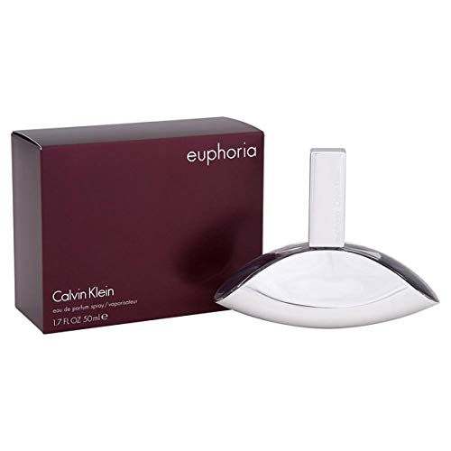 Calvin Klein Euphoria Mujeres 50 ml - Eau de parfum (Mujeres, 50 ml, Envase no recargable, Granada, Pomegranate, Persimmon, Lush Green, Loto, Orquidea)