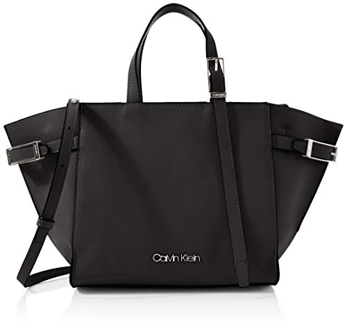 Calvin Klein - Extended Tote, Bolsos totes Mujer, Negro (Black), 1x1x1 cm (W x H L)