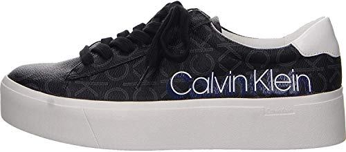 Calvin Klein Janika Low Top Lace UP B4E6289 Negro Zapatillas deportivas Casual Negro Size: 35 EU