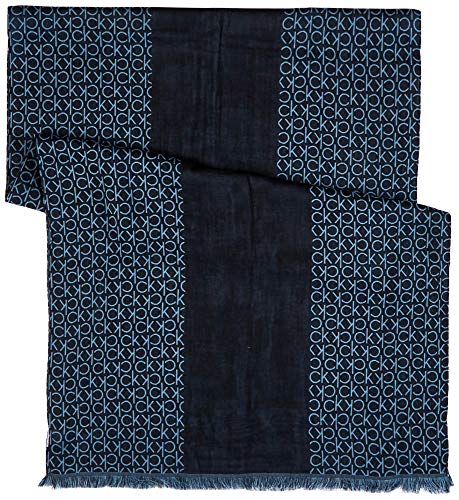 Calvin Klein K50k505180 Bufanda, Azul (Navy Cef), Talla única (Talla del fabricante: OS) para Hombre