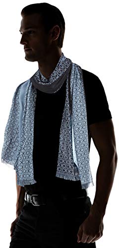 Calvin Klein K50k505180 Bufanda, Azul (Navy Cef), Talla única (Talla del fabricante: OS) para Hombre