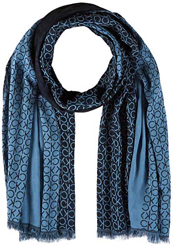 Calvin Klein K50k505180 Bufanda, Azul (Navy Cef), Talla única (Talla del fabricante: OS) para Hombre