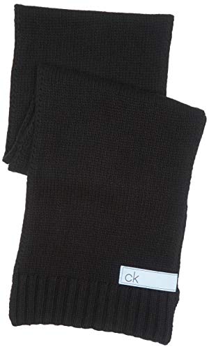 Calvin Klein K50k505185 conjunto bufanda, gorro y guantes, Negro (Black Bds), Talla única (Talla del fabricante: OS) para Hombre