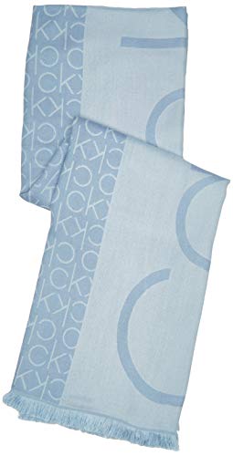 Calvin Klein K60k606081 conjunto bufanda, gorro y guantes, Azul (Stone Blue Cff), Talla única (Talla del fabricante: OS) para Mujer