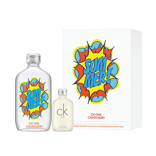 Calvin Klein One Summer 2019 - Set de regalo, 100 ml + 15 ml