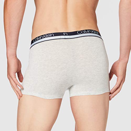 Calvin Klein Trunk 3pk Bañador, Blanco (White/Black/Red Alert Wbr), X-Large para Hombre