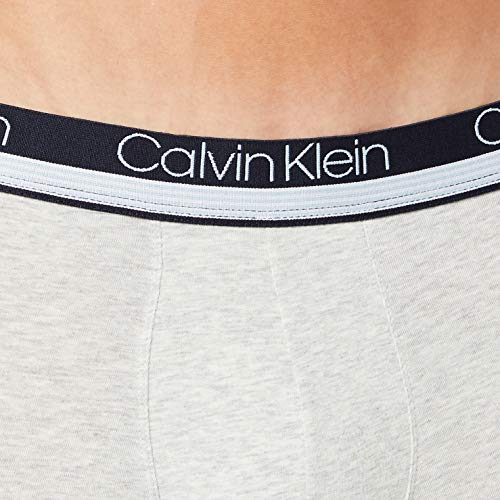 Calvin Klein Trunk 3pk Bañador, Blanco (White/Black/Red Alert Wbr), X-Large para Hombre
