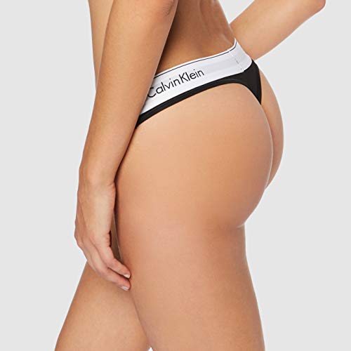 Calvin Klein Underwear, Braguitas para Mujer, Negro (BLACK 001), S