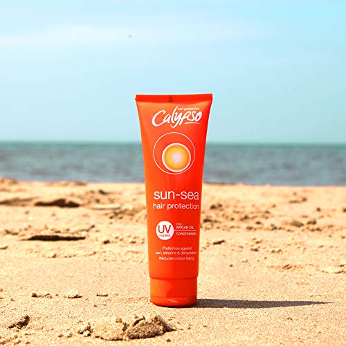 Calypso sol mar protección de pelo con aceite de argán acondicionado, 100 ml