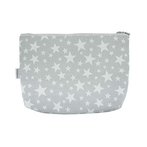 Cambrass Star Star You Are My Love Bolso Maternal de Aseo, 6 x 28 x 20 cm, Gris (Grey)