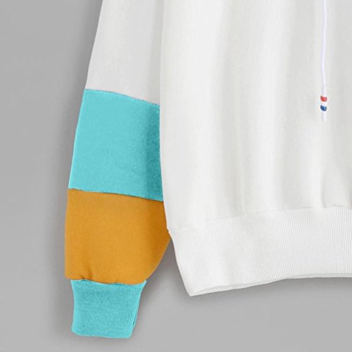 Camisa de Entrenamiento Mujer, Covermason Sudadera con Capucha y Estampado de Cactus para Mujer(46,Azul )