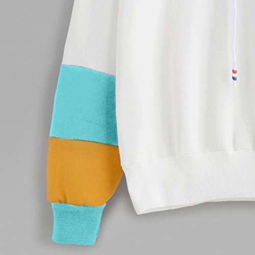 Camisa de Entrenamiento Mujer, Covermason Sudadera con Capucha y Estampado de Cactus para Mujer(46,Azul )