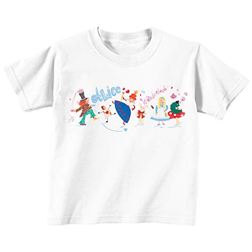 Camiseta de 60 Segundos de Maquillaje de Alicia en el País de Las Maravillas, profesionalmente ilustrada, Camiseta de la Mejor Historia para niños Blanco Blanco 9-10 Años