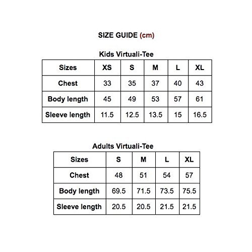 Camiseta de Realidad Aumentada Educativa Virtuali-tee | Juguete Stem | A Partir de 3 años - M, Azul