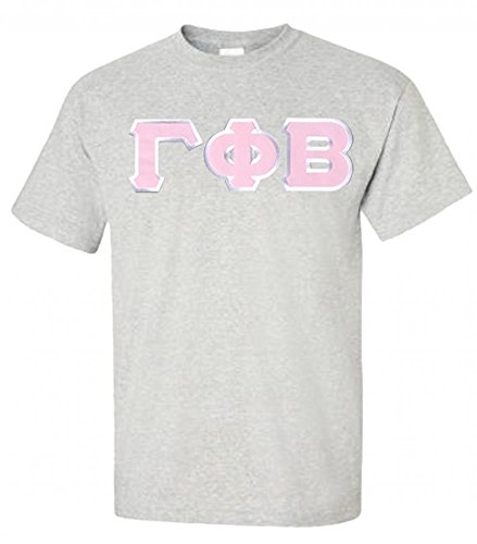 Camiseta Divertida con Letras Ashamma Gamma Phi Beta para Hombre, Gris Claro X-Large