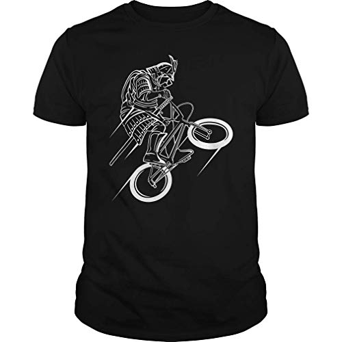 Camiseta Divertida de la Bicicleta del Paseo del Samurai S
