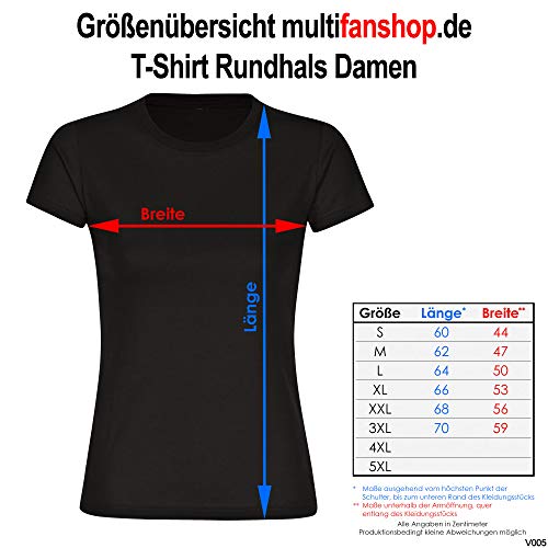 Camiseta para mujer con texto en alemán "Ich rege Mich Nicht auf, die Anderen Regen Mich auf!" - Tallas de la S a la 3XL – Camiseta para mujer divertida Negro XL