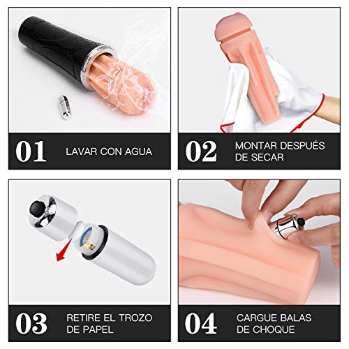 Canal de Masaje Muscular de Mano, Ultra Silenciosos para Relajación Fatiga