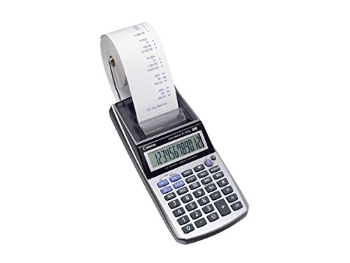 Canon P1-DTSC HWB - Calculadora (Escritorio, Calculadora financiera, 12 dígitos, AC/Batería, Metálico, Plata)