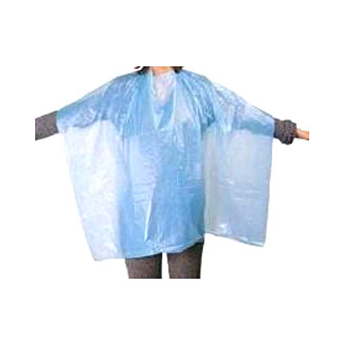 Capas Desechables Para Tintes en Bolsas de 50 unidades Capas de peluquería  Impermeables Delantal de corte de pelo  Uso Profesional  (Azul)