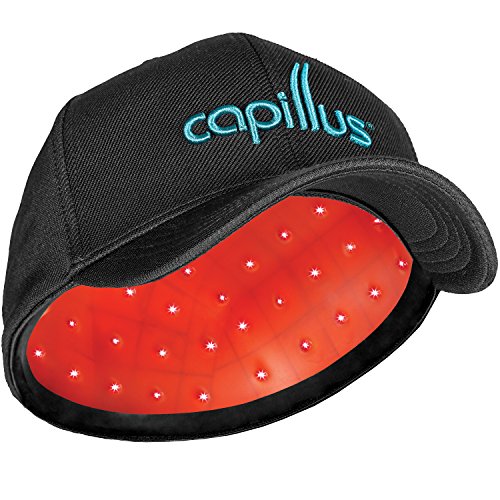 Capillus82 Terapia láser para el crecimiento del pelo – NUEVO Modelo 6 Minutos y Ajuste Flexible. Autorizado por la FDA para Tratamiento Médico de la Alopecia Androgenética – Gran Covertura
