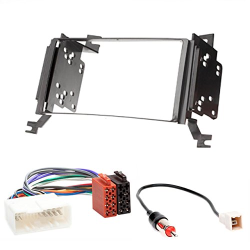 CARAV 11-019-14-1 2-DIN Marco de plástico para Radio para Hyundai Santa Fe 2006-2010 (with Navigation)