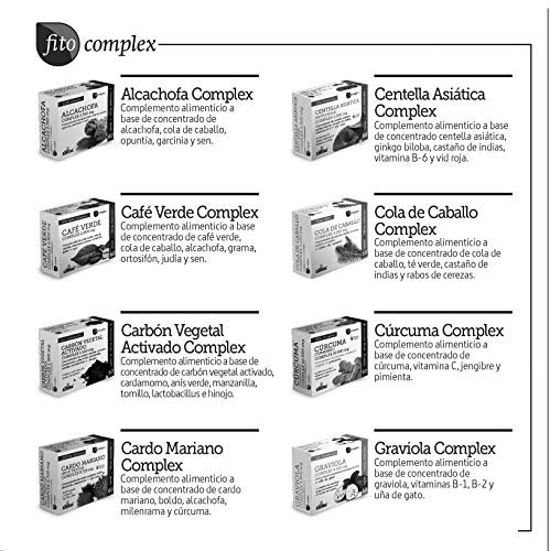 Cardo mariano complex 9.725 mg 60 cápsulas con boldo, milenrama, alcachofa y cúrcuma. (Pack 2 unid.)