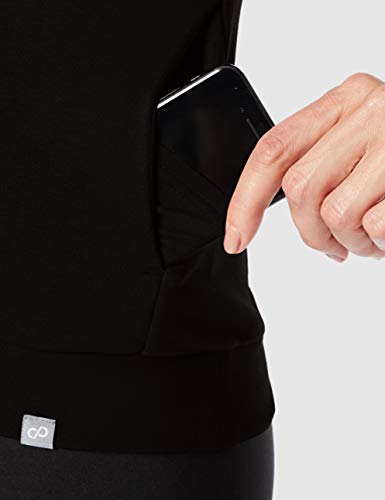 CARE OF by PUMA Sudadera con capucha y tejido de rizo para mujer, Negro (Black), 42, Label: L