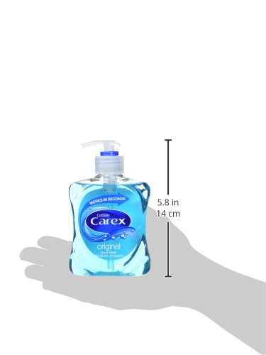 Carex - Pack de 6 botellas de jabón líquido antibacteriano original 250 ml