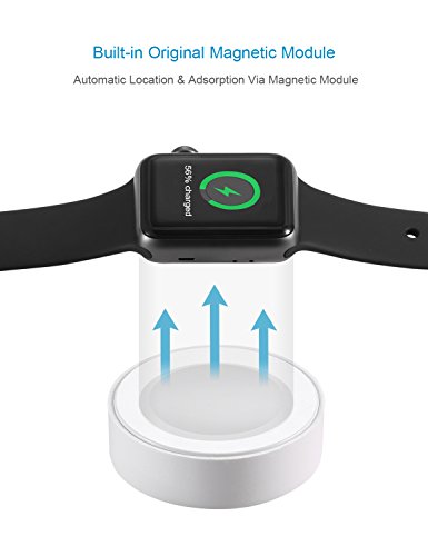 Cargador para Apple Watch [Certificado por Apple] IQIYI 0.3M Cargador Magnética para iWatch Cargador Magnética para el Apple Watch 38mm,40mm,42mm,44mm/Apple Watch Series 1/2/3/4