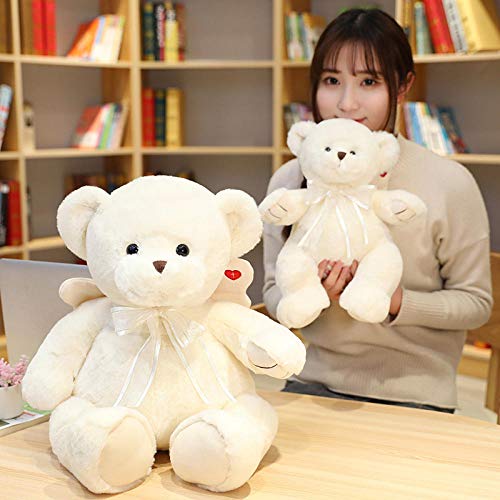 Caring Wings Hug Angel Bear Plush Toy Rose Fragrant Bear Doll Pillow Wedding Bear Para Enviar A Los Niños, Kawaii Pillow Hugging Pillow, Birthday Gift-1_80Cm