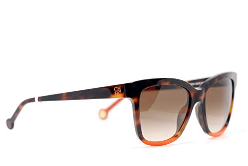 Carolina Herrera Gafas de Sol Mujer SHE7445309AJ (Diametro 53 mm), Marron, 53/18/135 Unisex-Adult