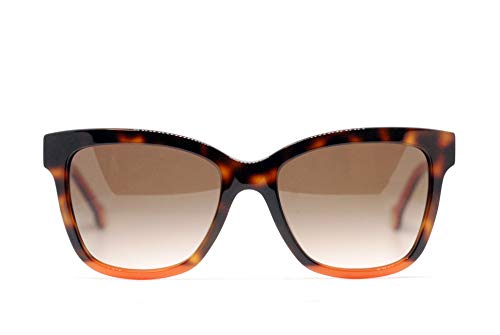 Carolina Herrera Gafas de Sol Mujer SHE7445309AJ (Diametro 53 mm), Marron, 53/18/135 Unisex-Adult