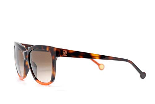 Carolina Herrera Gafas de Sol Mujer SHE7445309AJ (Diametro 53 mm), Marron, 53/18/135 Unisex-Adult