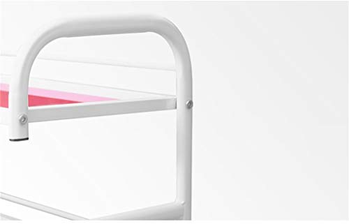 Carro de Mano Beauty Car Three Layers Universal Wheels Peluquería/Carro de Herramientas con Cajón/Salón de Belleza Iron Art Glass Panel Six Colors Trolley/Shelf, T-C, Arena blanca