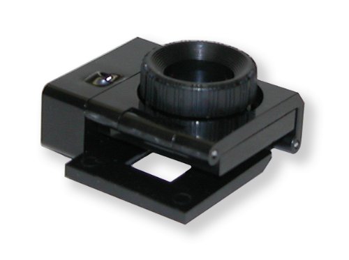 Carson LinenTest Lupa Cuentahílos Enfocable con Luz LED y Lente de 15mm con Aumento de 11.5x