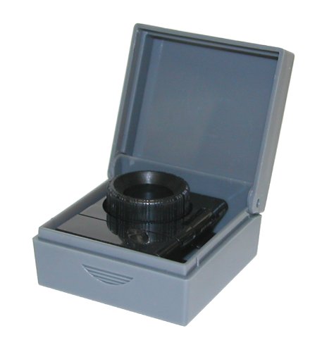 Carson LinenTest Lupa Cuentahílos Enfocable con Luz LED y Lente de 15mm con Aumento de 11.5x