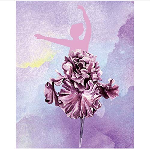 Carteles y impresiones a la moda Dancing Girs Mordern Art Salonwand imágenes Schlafzimmerdekoration Dekor-60x80 cm / 23,6" x 31,5" Rahmenlos