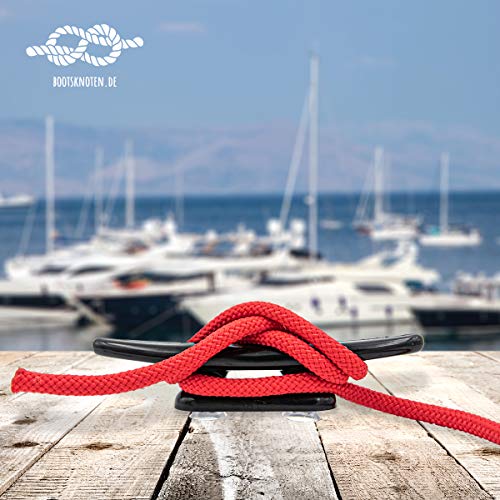 Casafilo Equipo de nudos para licencia de navegación, dos cuerdas, cornamusa con ventosas, instrucciones de nudo y curso de vídeo online