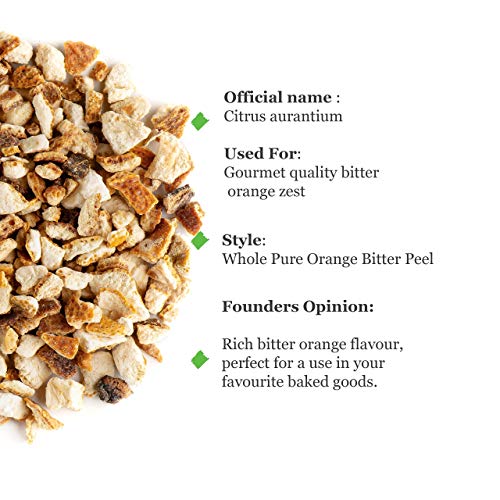 Cáscara Naranja Amarga Seca Organica - 100g