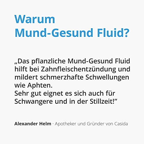 Casida - Líquido para el Cuidado de la Boca Repair & Protect - líquido vegetal para la inflamación de las encías, periodontitis, aftas - la calidad de las farmacias - 10 ml