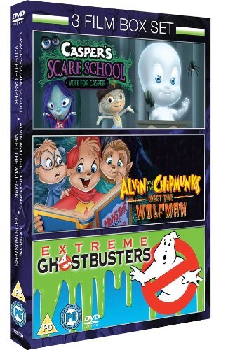 Casper Scare School / Alvin & Chipmunks Meets The Wolfman / Extreme Ghostbusters - 3-DVD Set ( Casper's Scare School: Vote For Casper / Alvi [ Origen UK, Ningun Idioma Espanol ]
