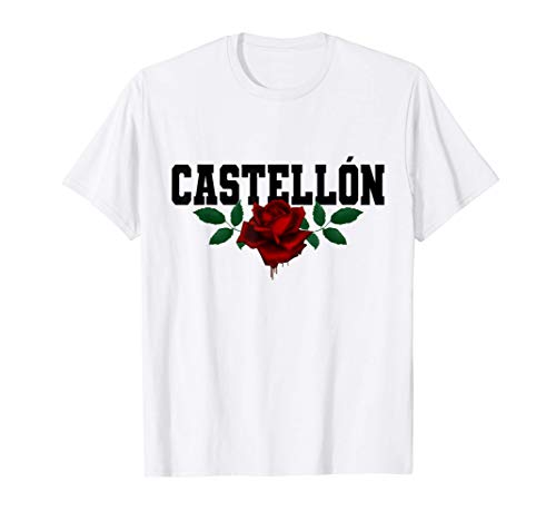 Castellón España - Spain Heritage Bleeding Rose Souvenir Camiseta