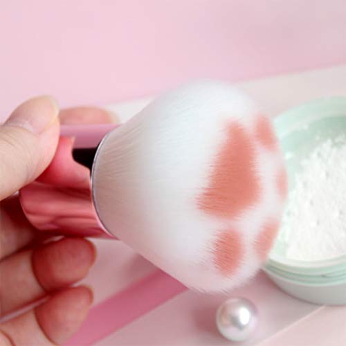 Cat Claw Paw Makeup Brush, Essentials Make Up Brush Foundation Kabuki Flat Top para pulir, puntear, Corrector