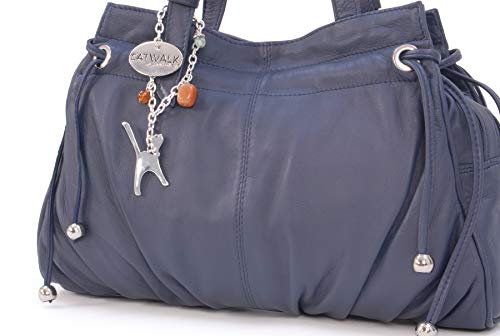 CATWALK COLLECTION - ALICE - Bolso de hombro - Cuero - Oscuro Azul